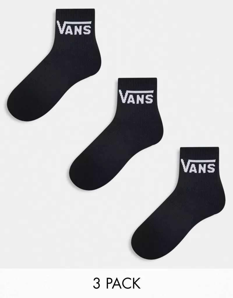Набор из трех классических коротких носков Vans