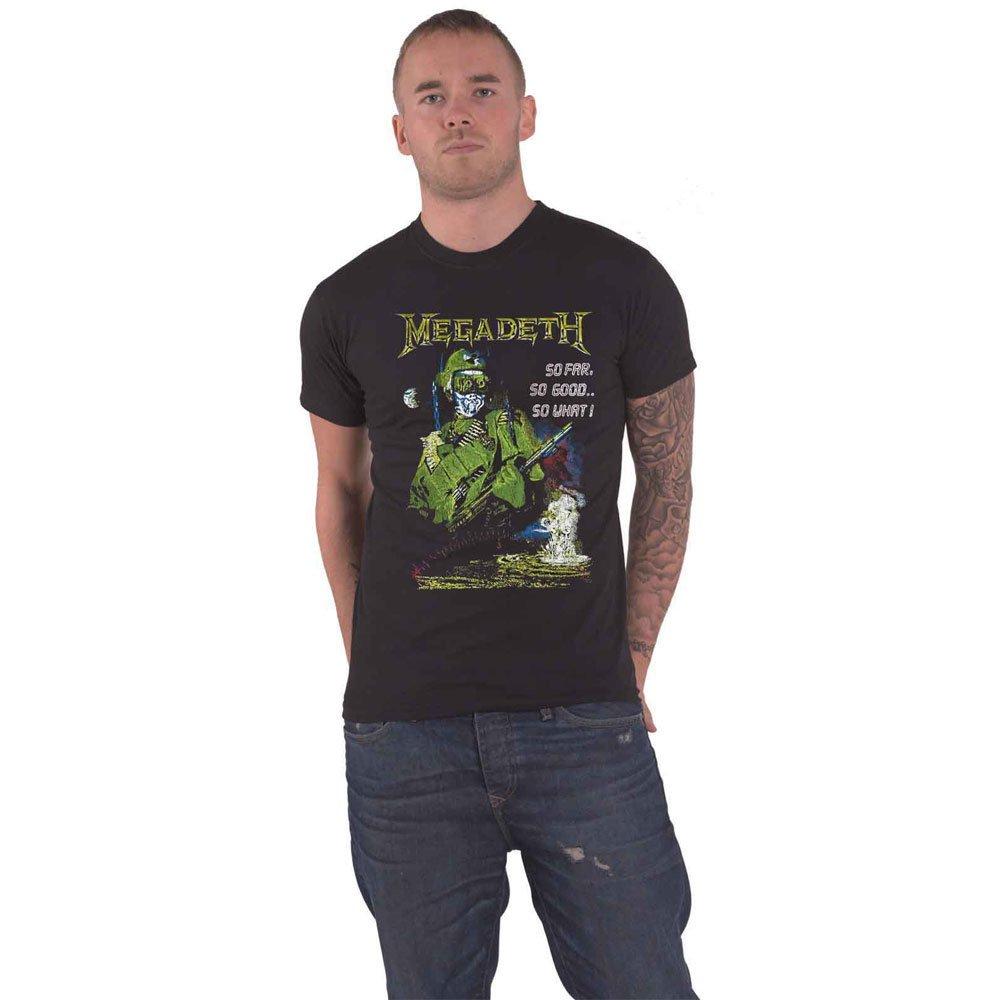 Винтажная футболка SFSGSW Explosion Megadeth, черный