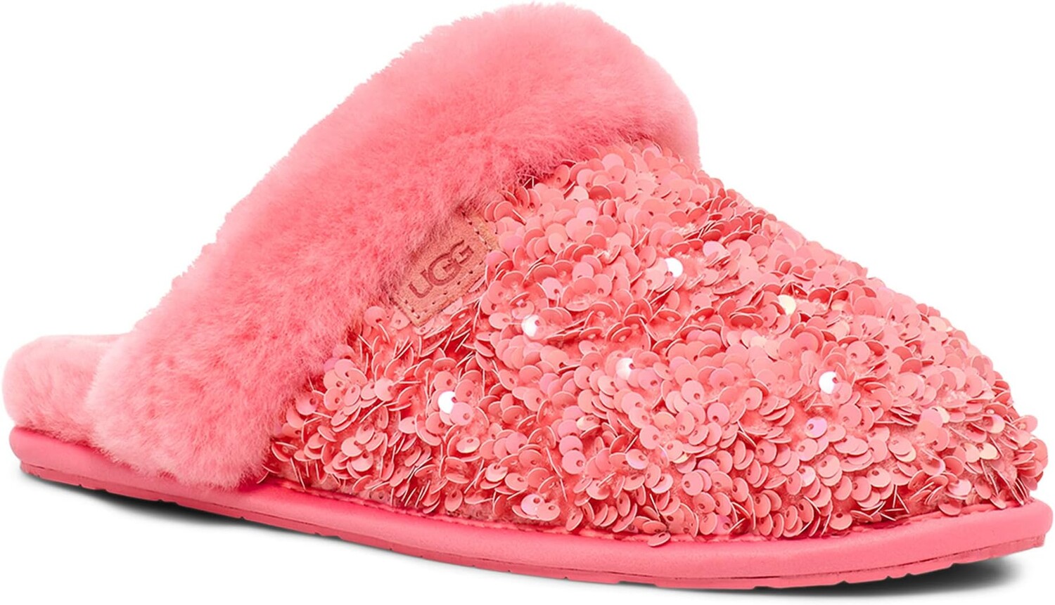 

Тапочки Scuffette II Chunky Sequin UGG, цвет Pink Jasmine