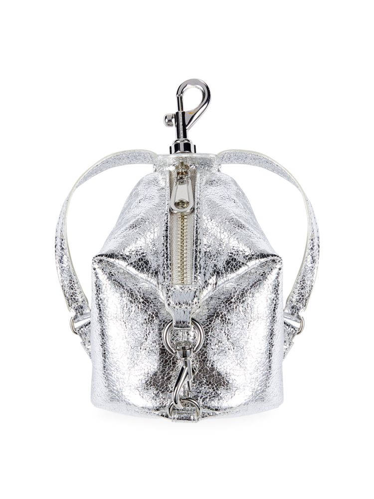 Мини-брелок для рюкзака Julian Rebecca Minkoff, серебро