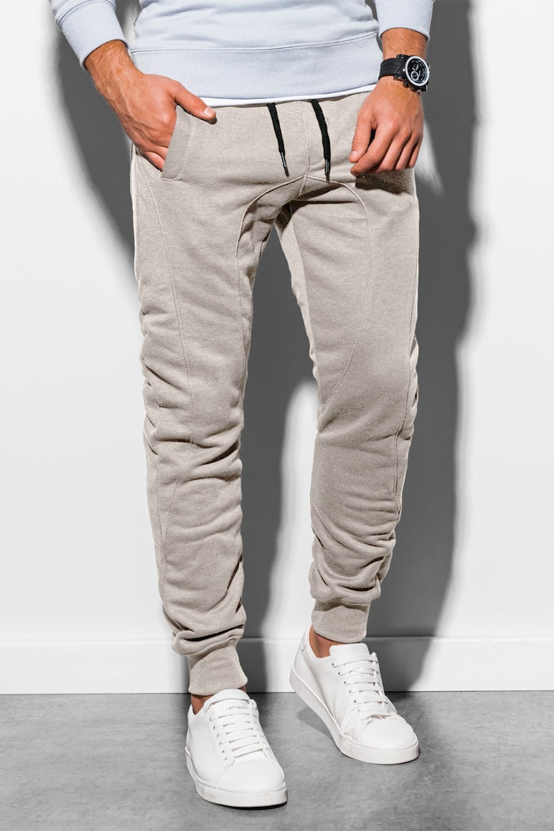 Спортивные брюки с выделенными швами Ombre, серый спортивные брюки с выделенными швами ombre серый
