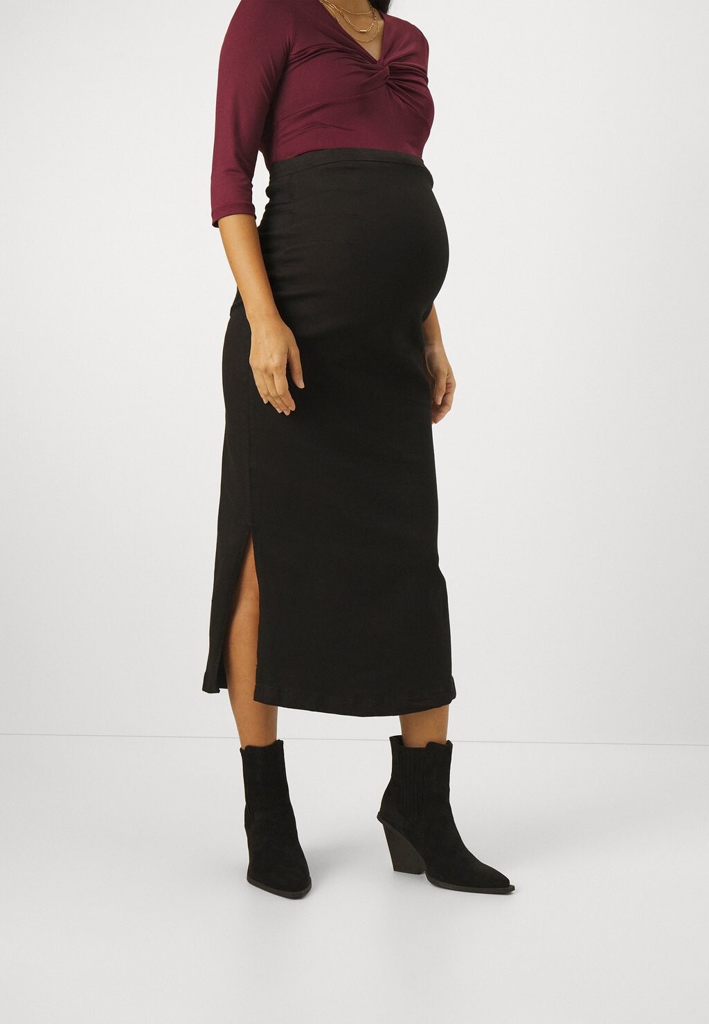 

Топ MAMALICIOUS MLFALULA MAXI SKIRT, черный