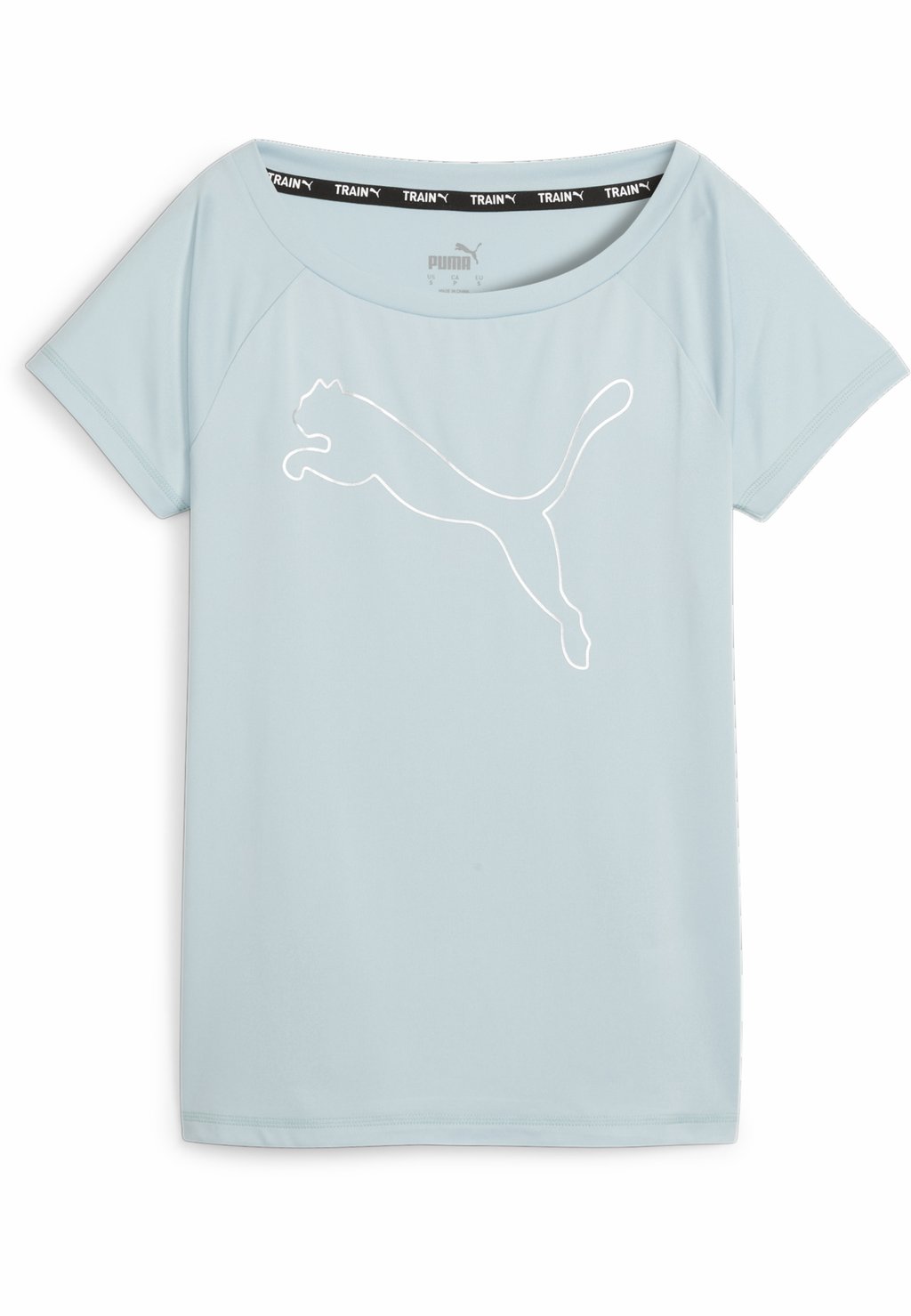 Спортивная футболка TRAIN FAVORITE CAT Puma, цвет turquoise surf спортивная футболка train favorite heather cat tee puma цвет grape mist