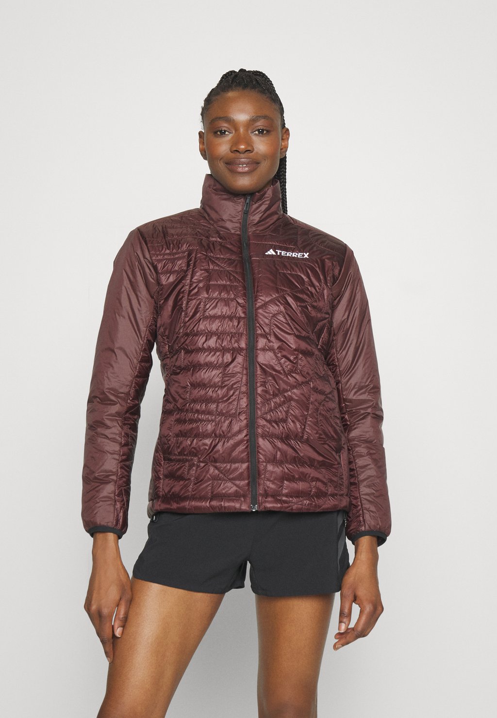 Куртка для бега Adidas, коричневый куртка для бега h