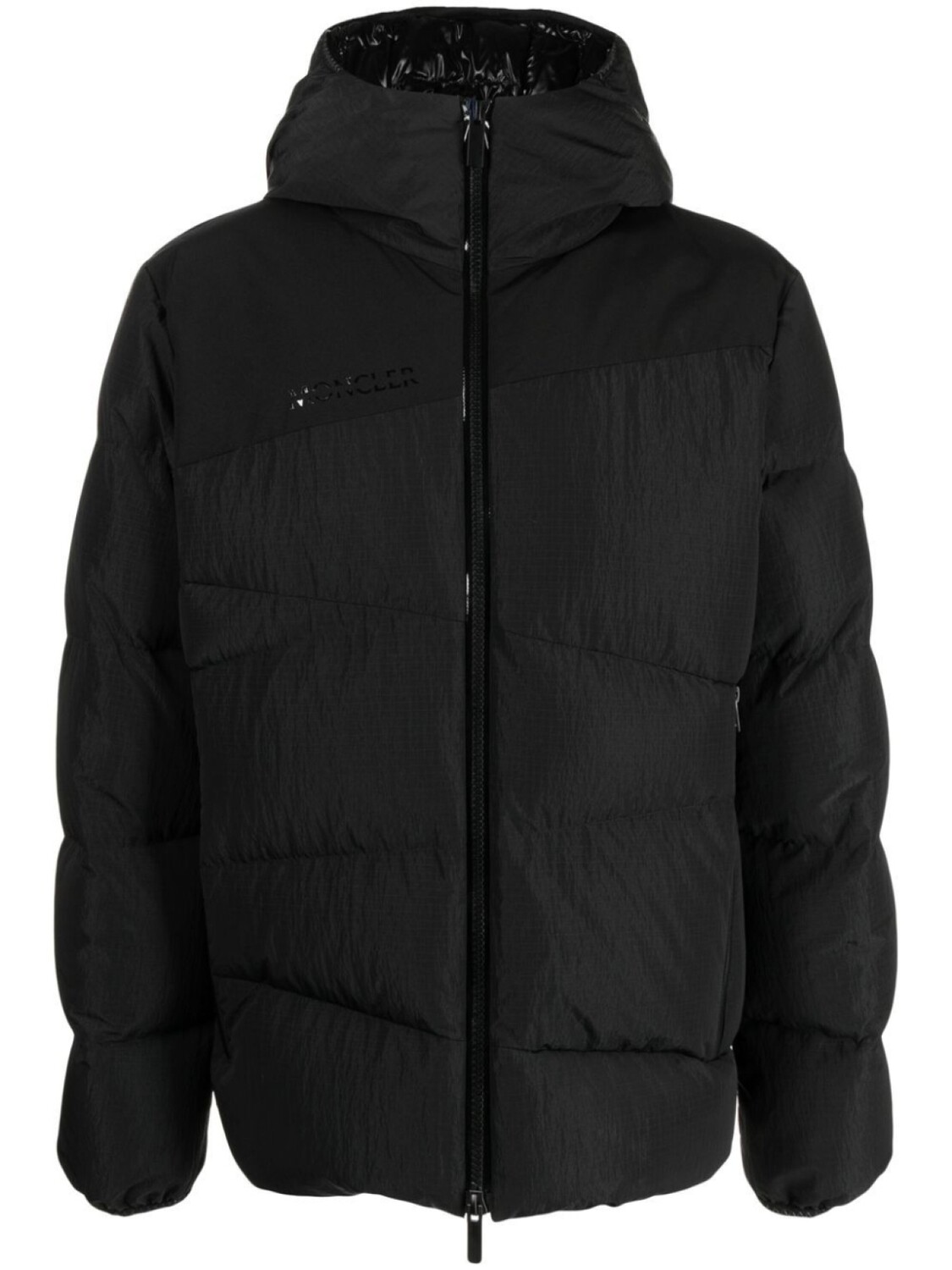 

Пуховик из рипстопа Moncler, черный