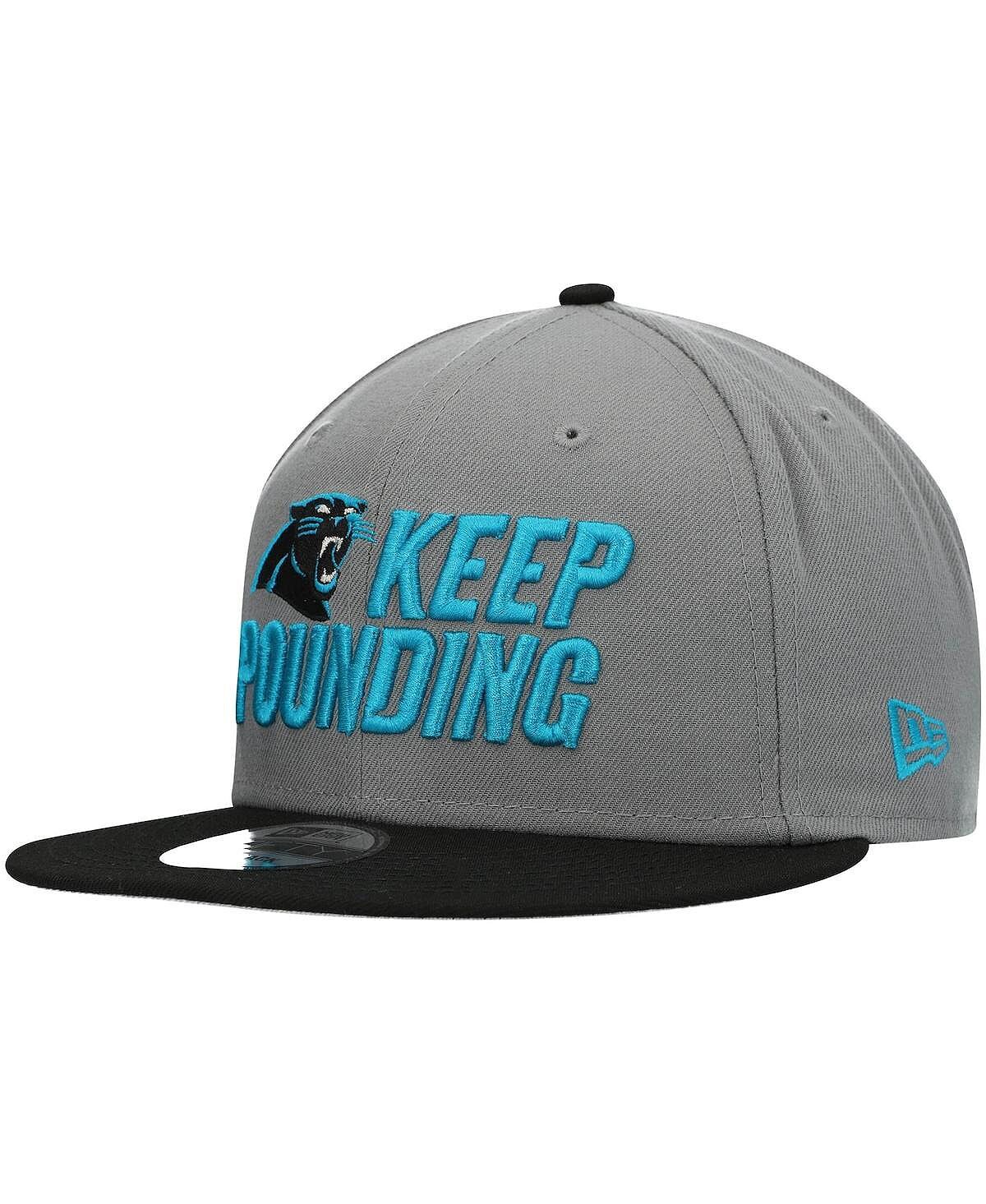 

Мужская серая кепка Carolina Panthers Keep Pounding 9Fifty Snapback New Era