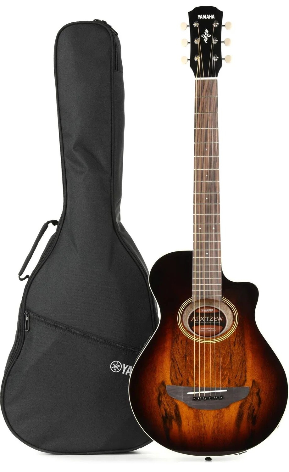 

Yamaha APXT2EW, размер 3/4, тонкий вырез, табачно-коричневый цвет Sunburst