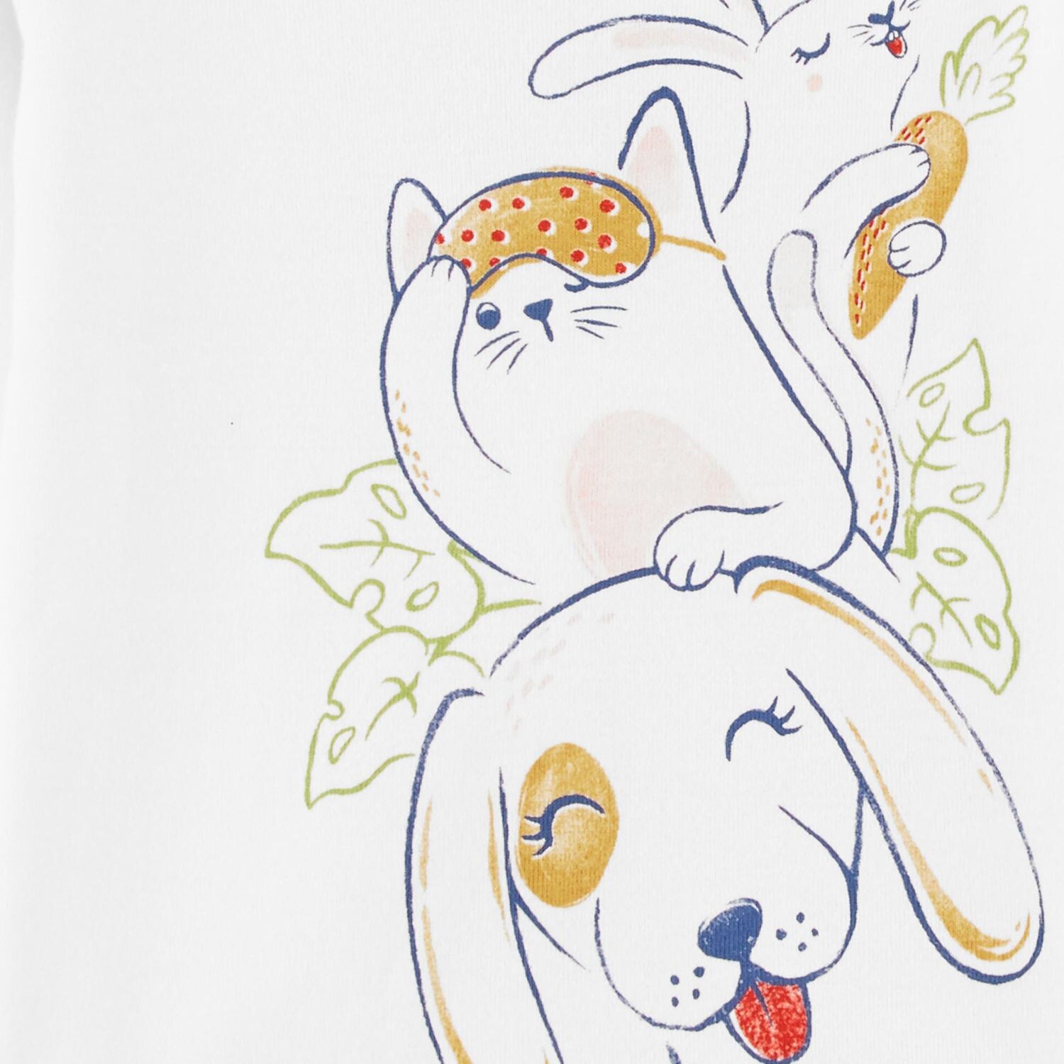 

Пижамный комплект Carter's Pets для малышей (верх и низ) Carter's