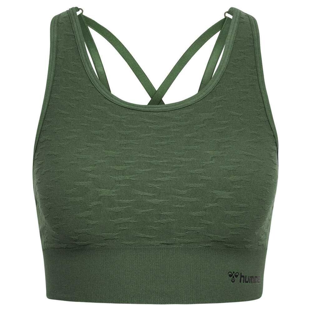 

Спортивный топ Hummel MT Focus Seamless, зеленый