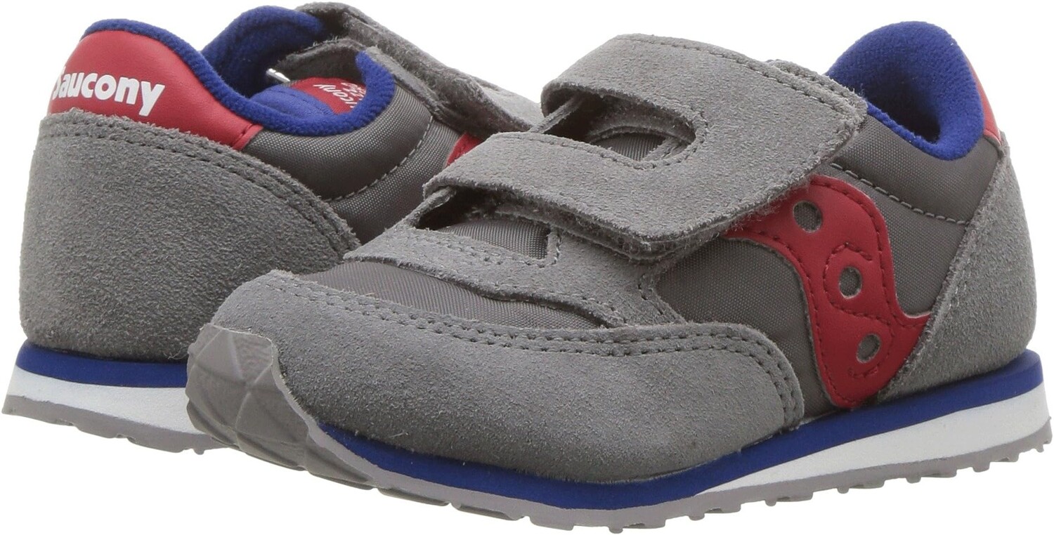 

Кроссовки Originals Jazz Hook & Loop Saucony Kids, цвет Grey/Red