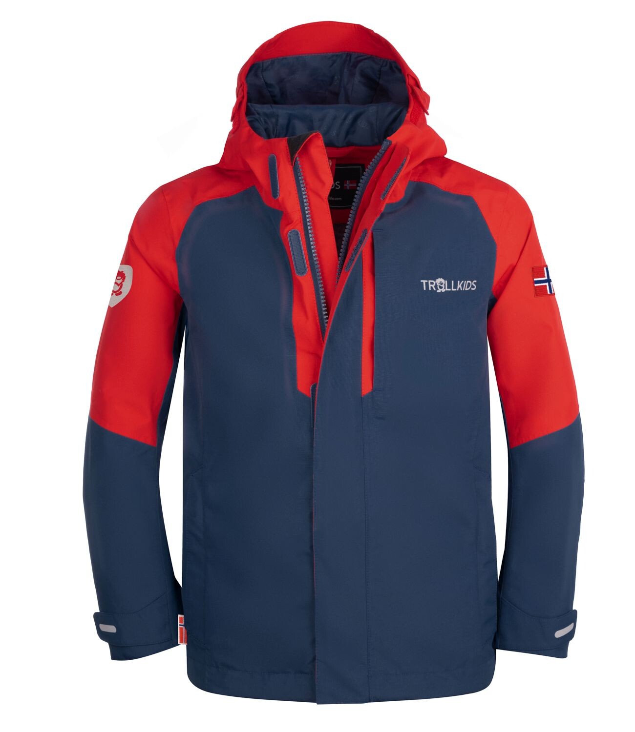 

Функциональная куртка Trollkids Jacke Skaland, цвет Hellrot/Blau