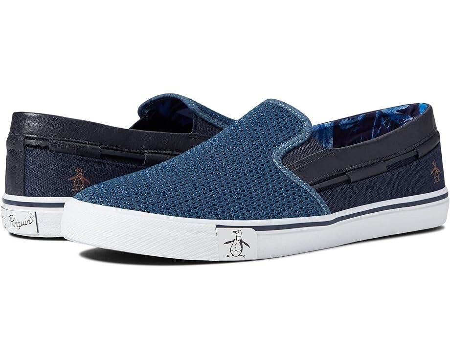 

Кроссовки Original Penguin Barrow Slip-On, цвет Navy Mesh