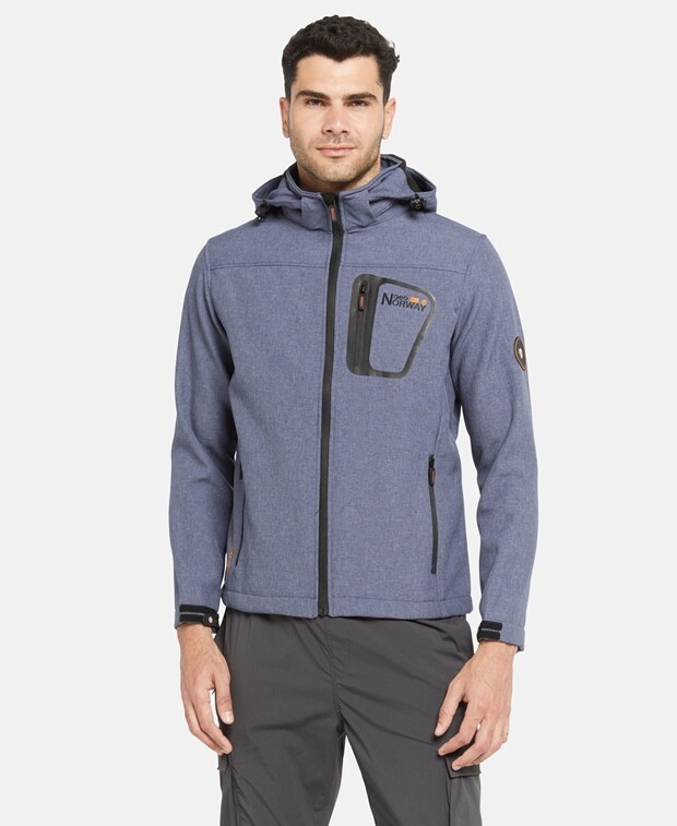 

Куртка из софтшелла Geographical Norway, синий