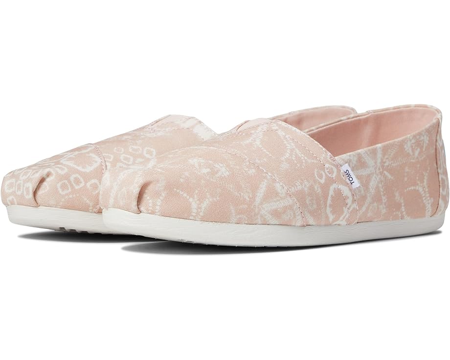 цена Лоферы TOMS Alpargata CloudBound, цвет Cloudy Pink Patchwork Batik