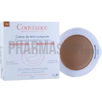 

Компактная тональная основа Avene Couvrance 04 Мед 9,5 г Avène