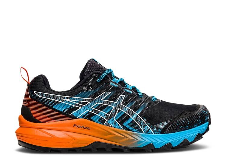 

Кроссовки ASICS GEL TRABUCO 9 'BLACK BLUE ORANGE', черный