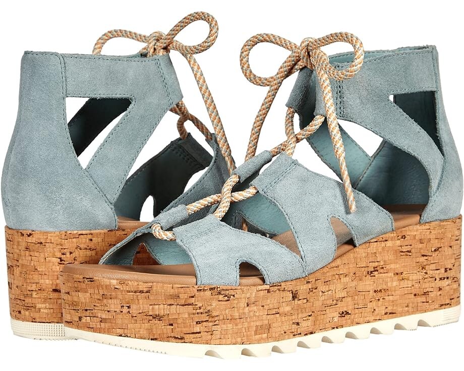 

Туфли SOREL Cameron Flatform Lace, цвет Crushed Blue/Chalk