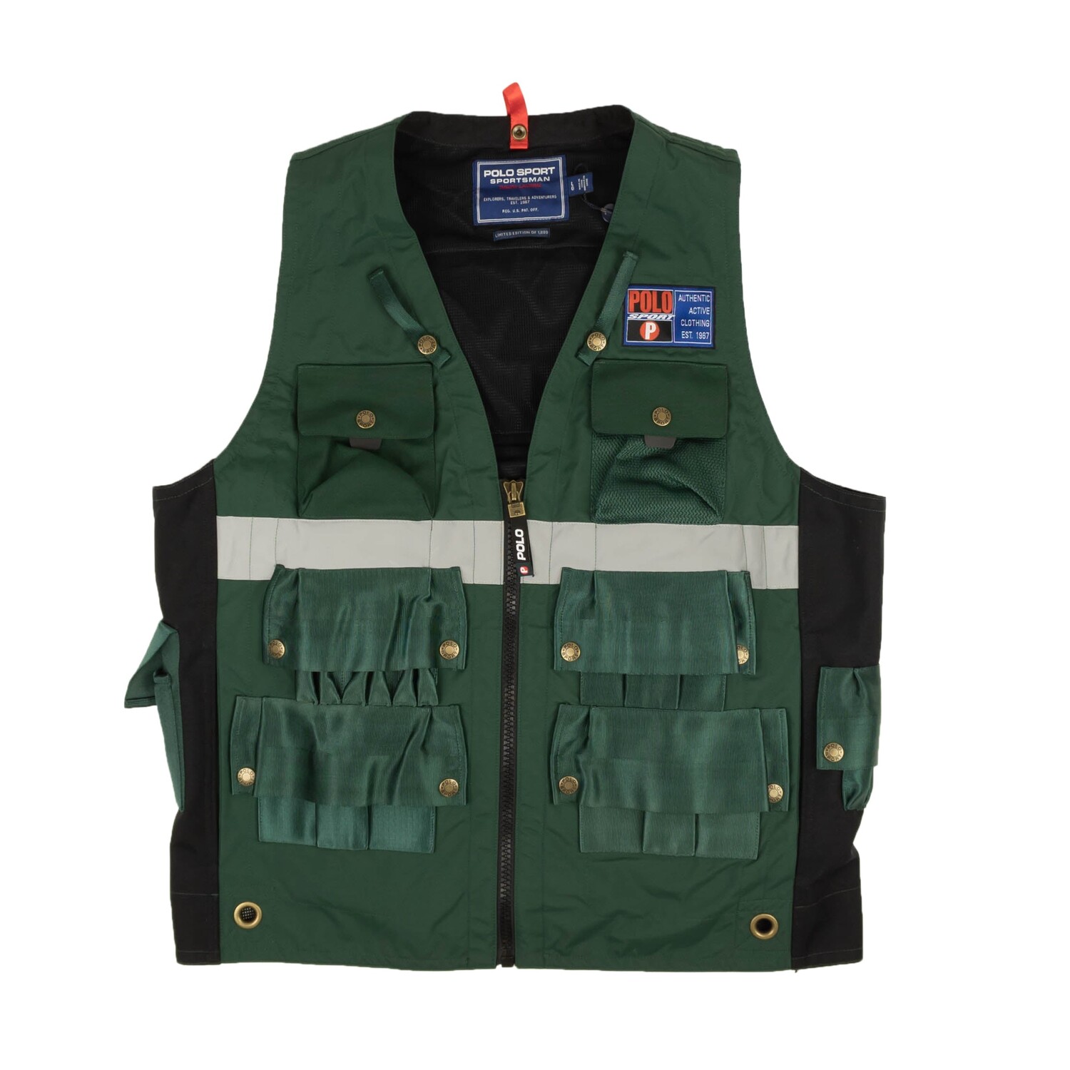 

Зеленый дорожный жилет для колледжа POLO by Ralph Lauren, зеленый