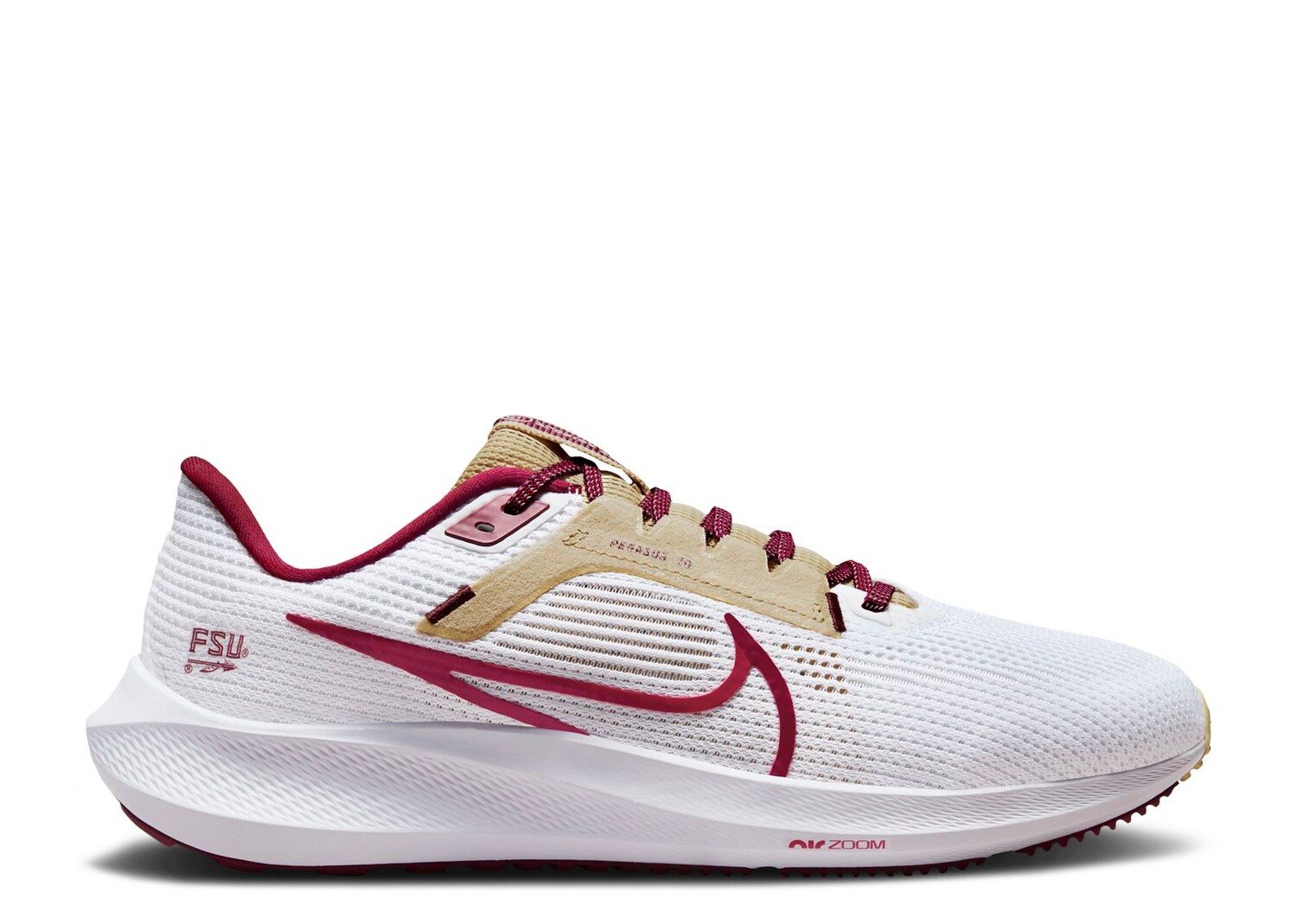 

Кроссовки Nike Air Zoom Pegasus 40 'Florida State', белый, Белый;серый