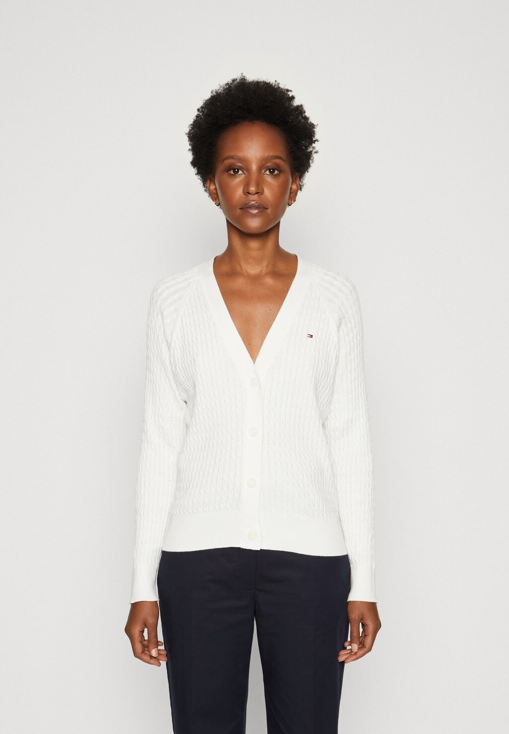 

Кардиган Tommy Hilfiger КАРДИГАН КАБЕЛЬНЫЙ, экрю