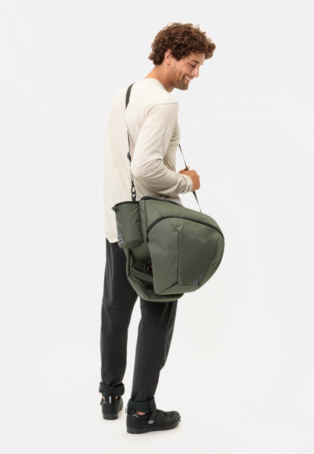 

Сумка через плечо ESILKROAD PLUS UNIKLIP Vaude, цвет khaki
