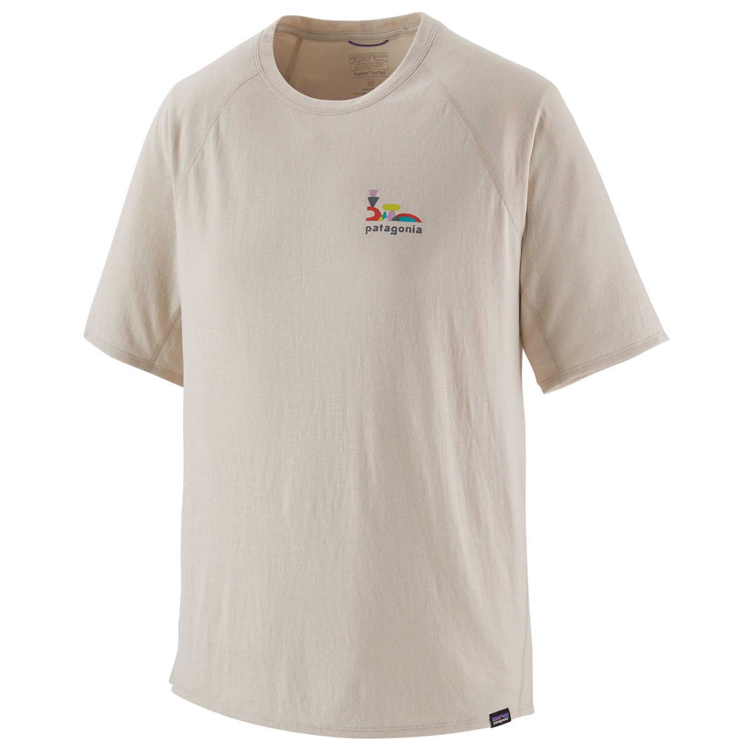 цена Функциональная рубашка Patagonia Cap Cool Trail Graphic Shirt, цвет Lose It/Pumice