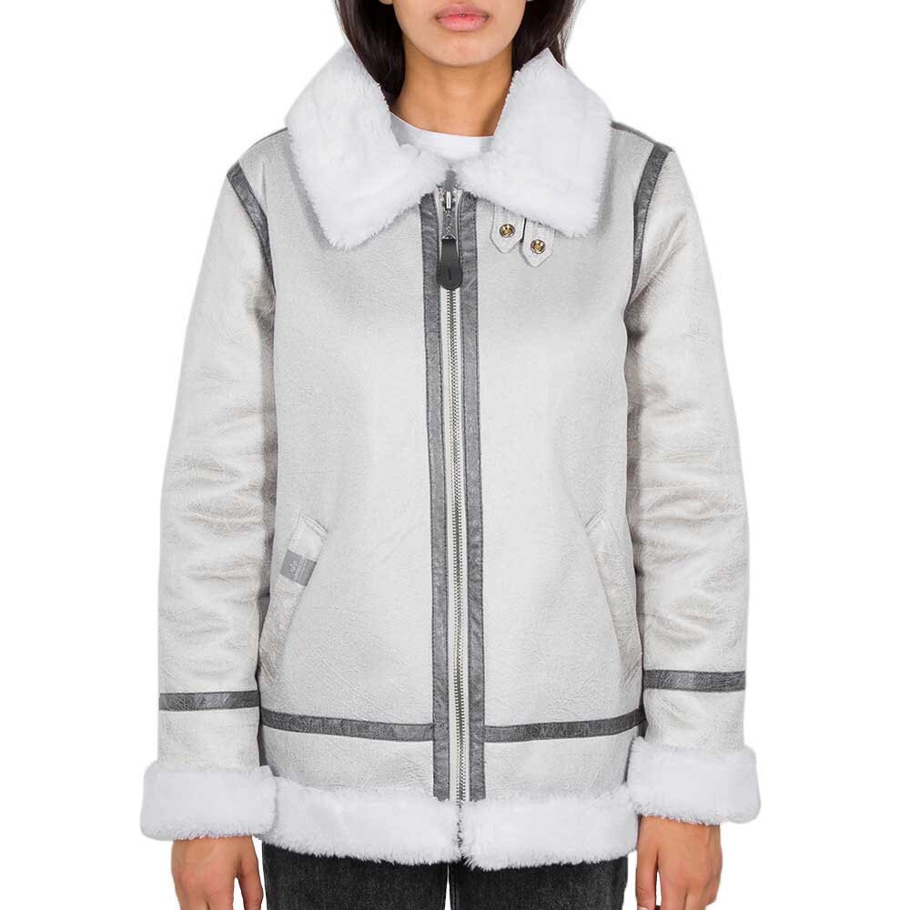 

Куртка Alpha Industries B3 FL, серебряный