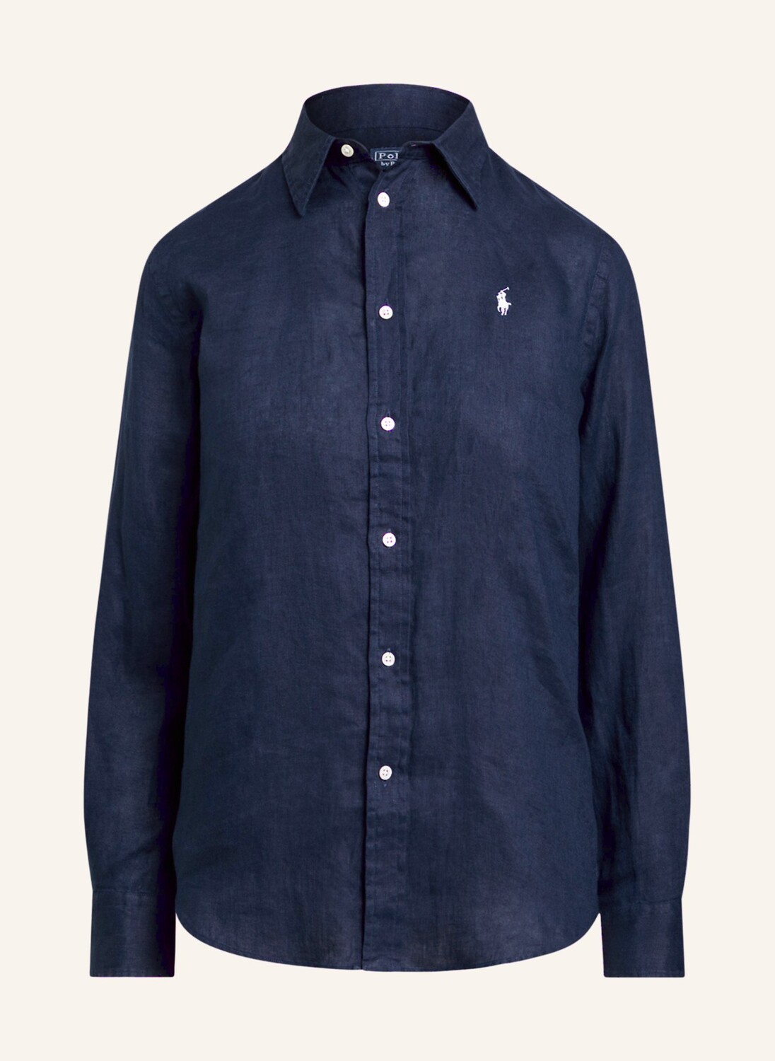 

Блуза рубашка POLO RALPH LAUREN aus Leinen, темно-синий
