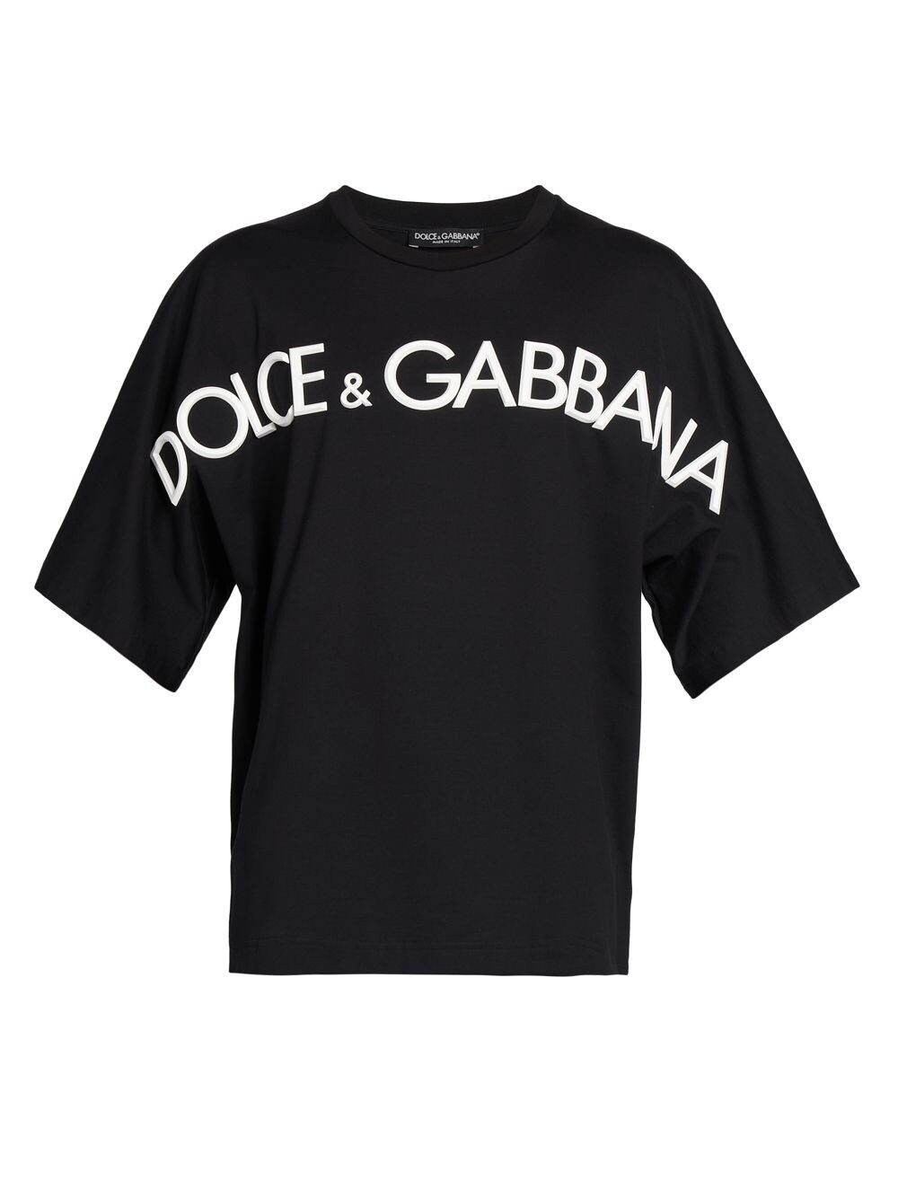 

Футболка с 3D прорезиненным логотипом DOLCE&GABBANA, неро, Черный