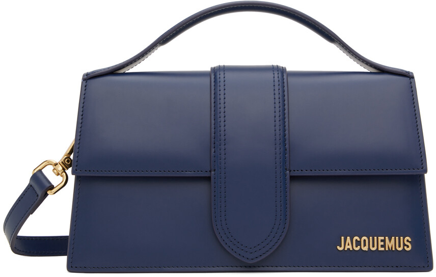 

Темно-синяя сумка Le Raphia 'Le grand Bambino' Jacquemus