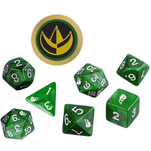 

Ролевая игра Renegade Game Studios Power Rangers RPG: Green Dice Set