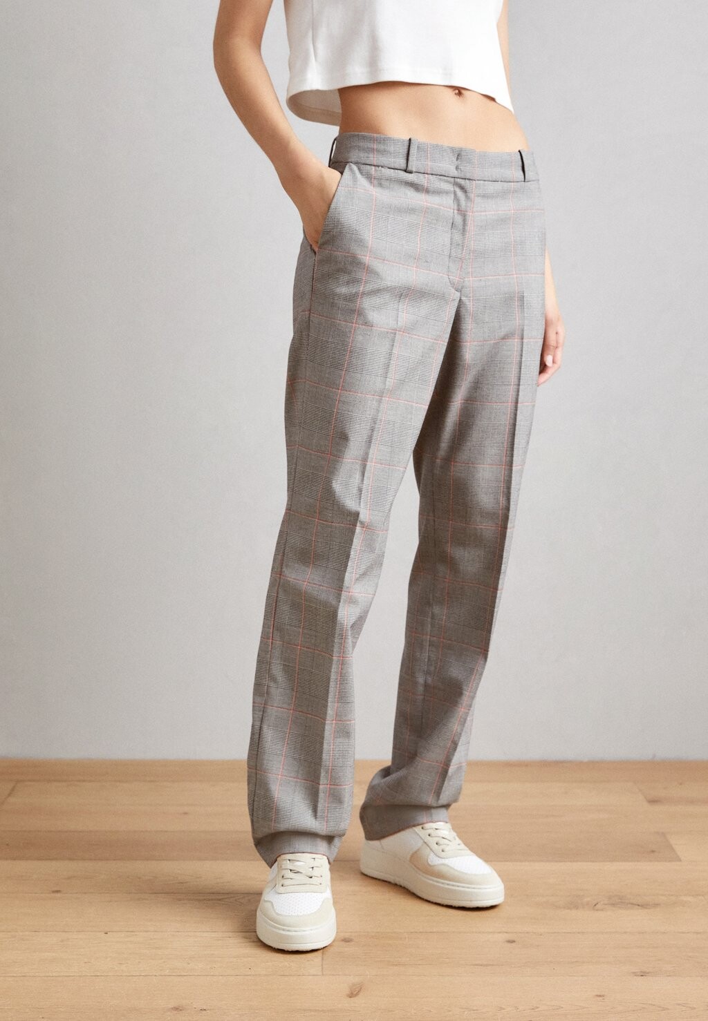

Брюки Check Pants Esprit, цвет medium grey