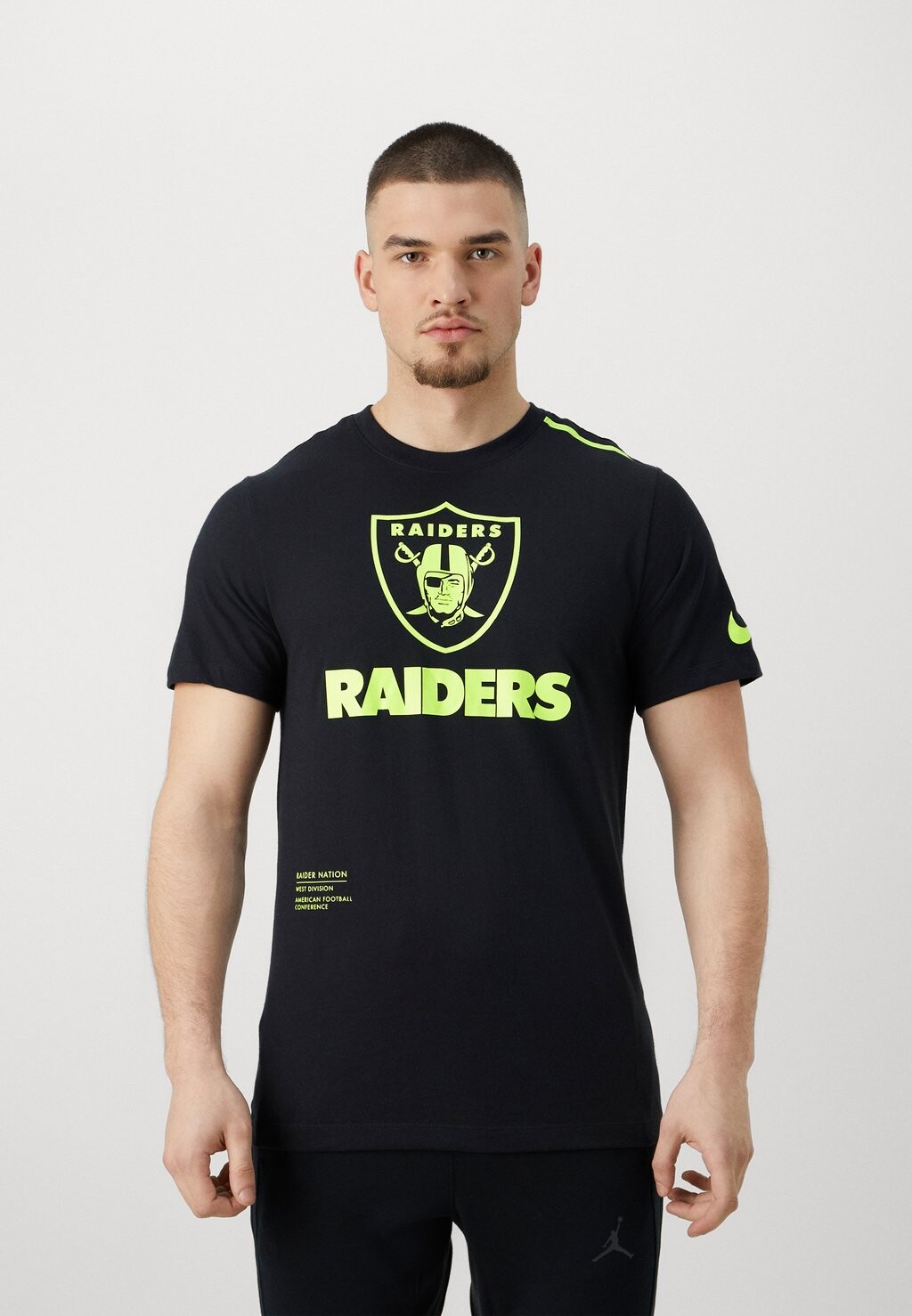 

Team Nfl Las Vegas Raiders Volt Dri Fit Tee Nike, черный