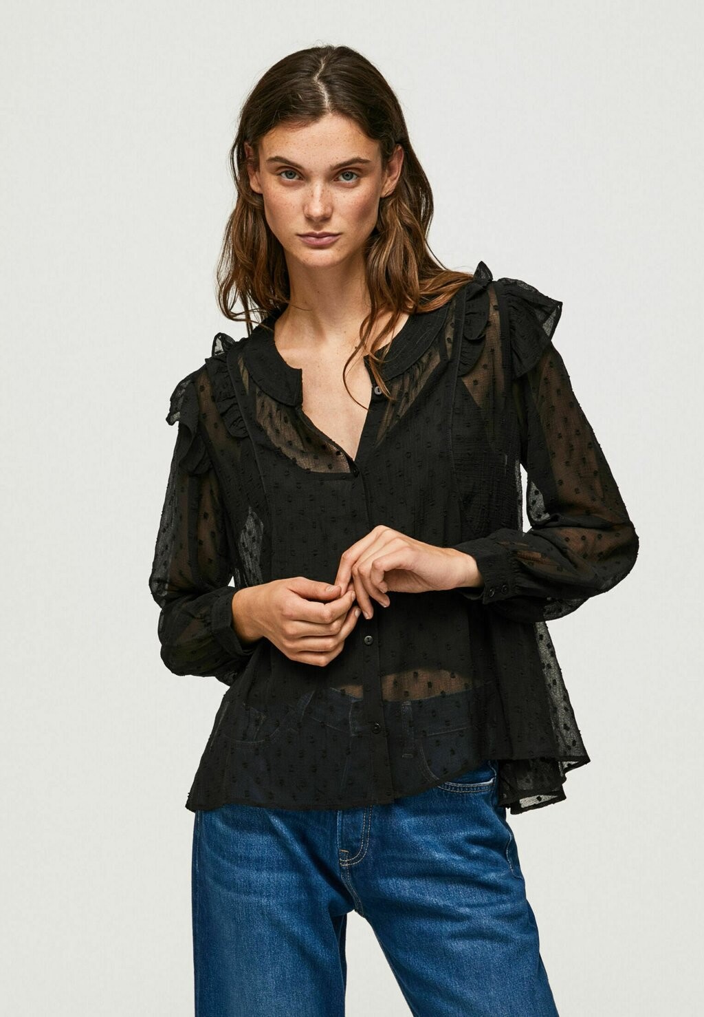 

Рубашка Pepe Jeans, черный