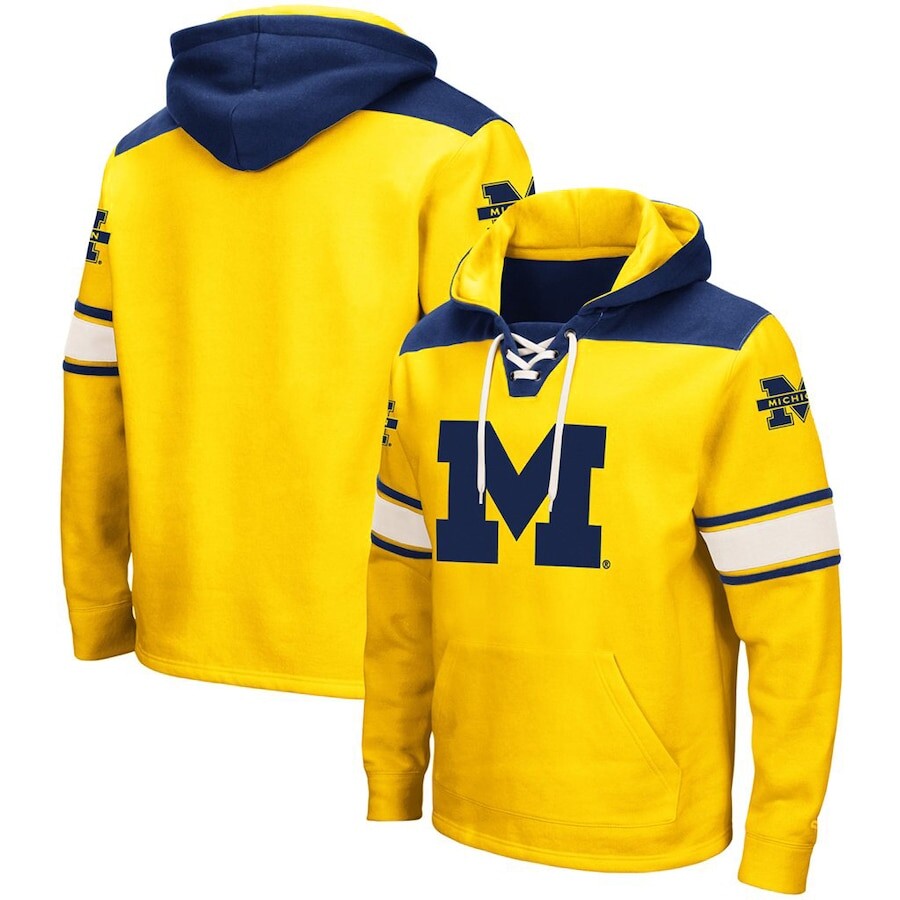 

Пуловер с капюшоном Colosseum Michigan Wolverines