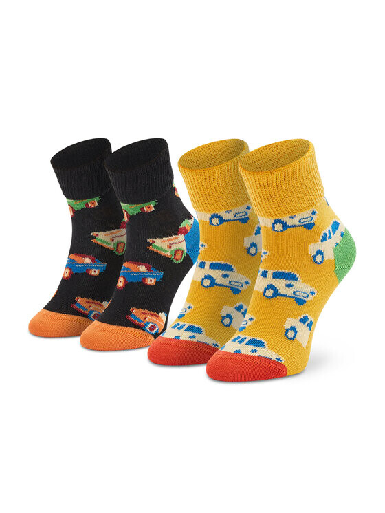 

Комплект из 2-х высоких детских носков Happy Socks, мультиколор