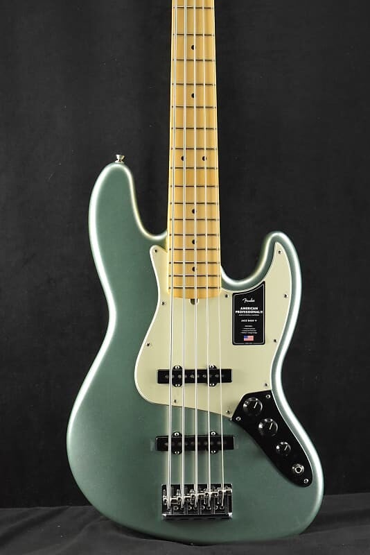 

Басс гитара Fender American Professional II Jazz Bass V Mystic Surf Green Maple Fingerboard