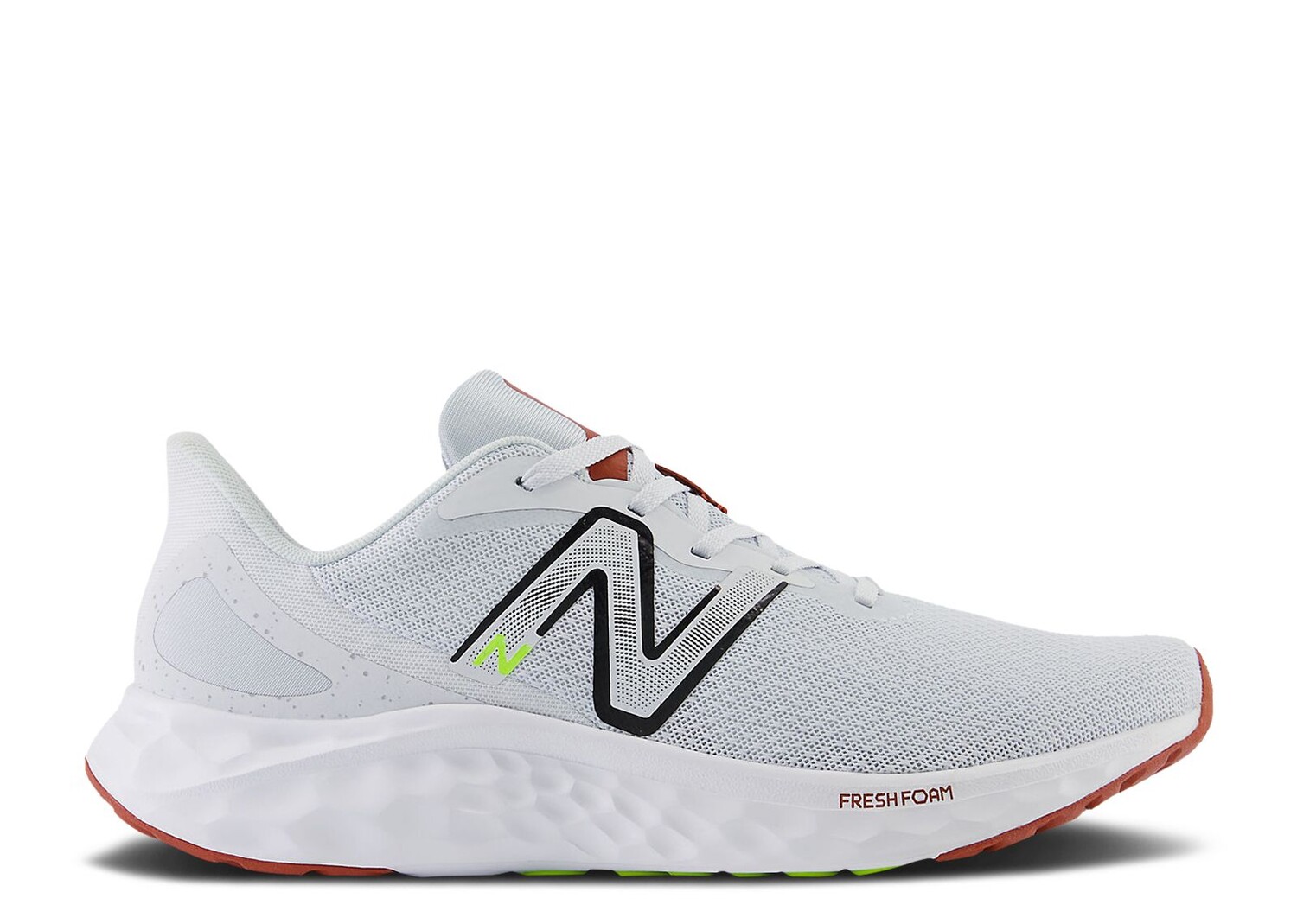 

Кроссовки New Balance Fresh Foam Arishi V4 2E Wide 'Quartz Grey Brick Red', серый