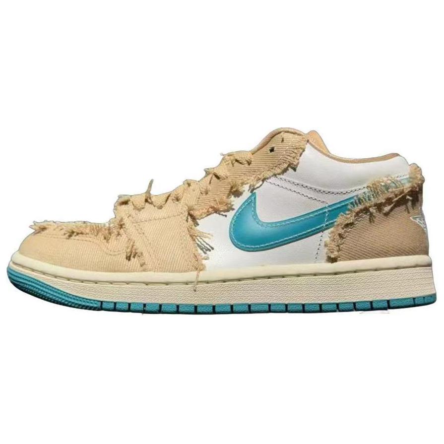 

Jordan Air Jordan 1 Vintage Баскетбольные кроссовки унисекс, Beige/ Blue