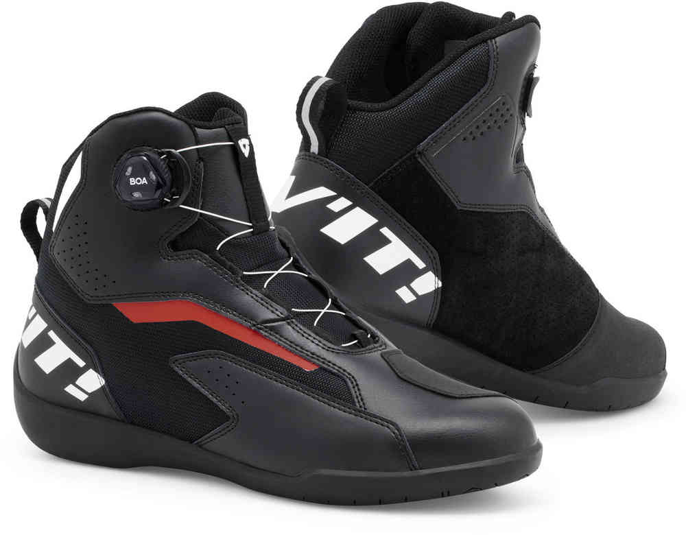 Мотоциклетная обувь Jetspeed Pro Revit, черный/красный/белый