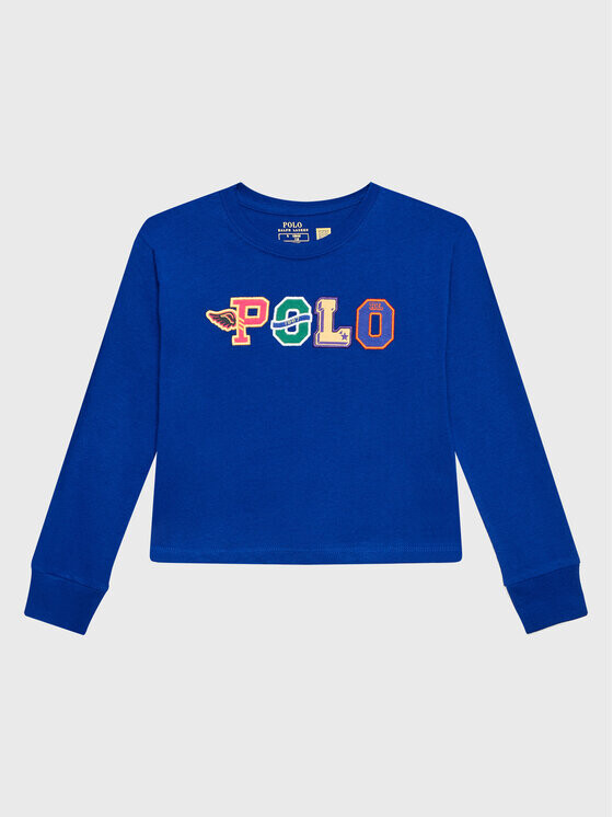 

Блуза стандартного кроя Polo Ralph Lauren, синий