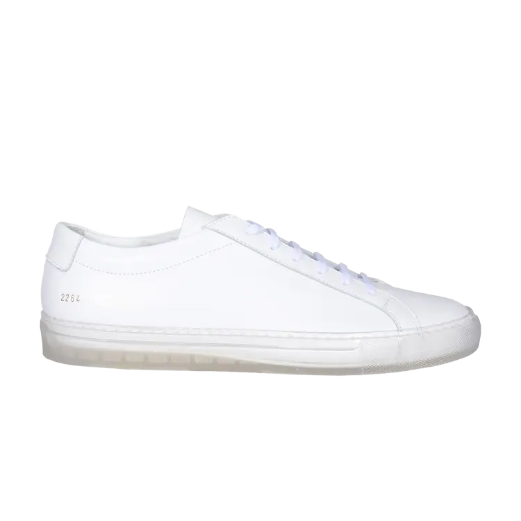 

Кроссовки Common Projects Achilles Low 'Transparent Sole - White', белый
