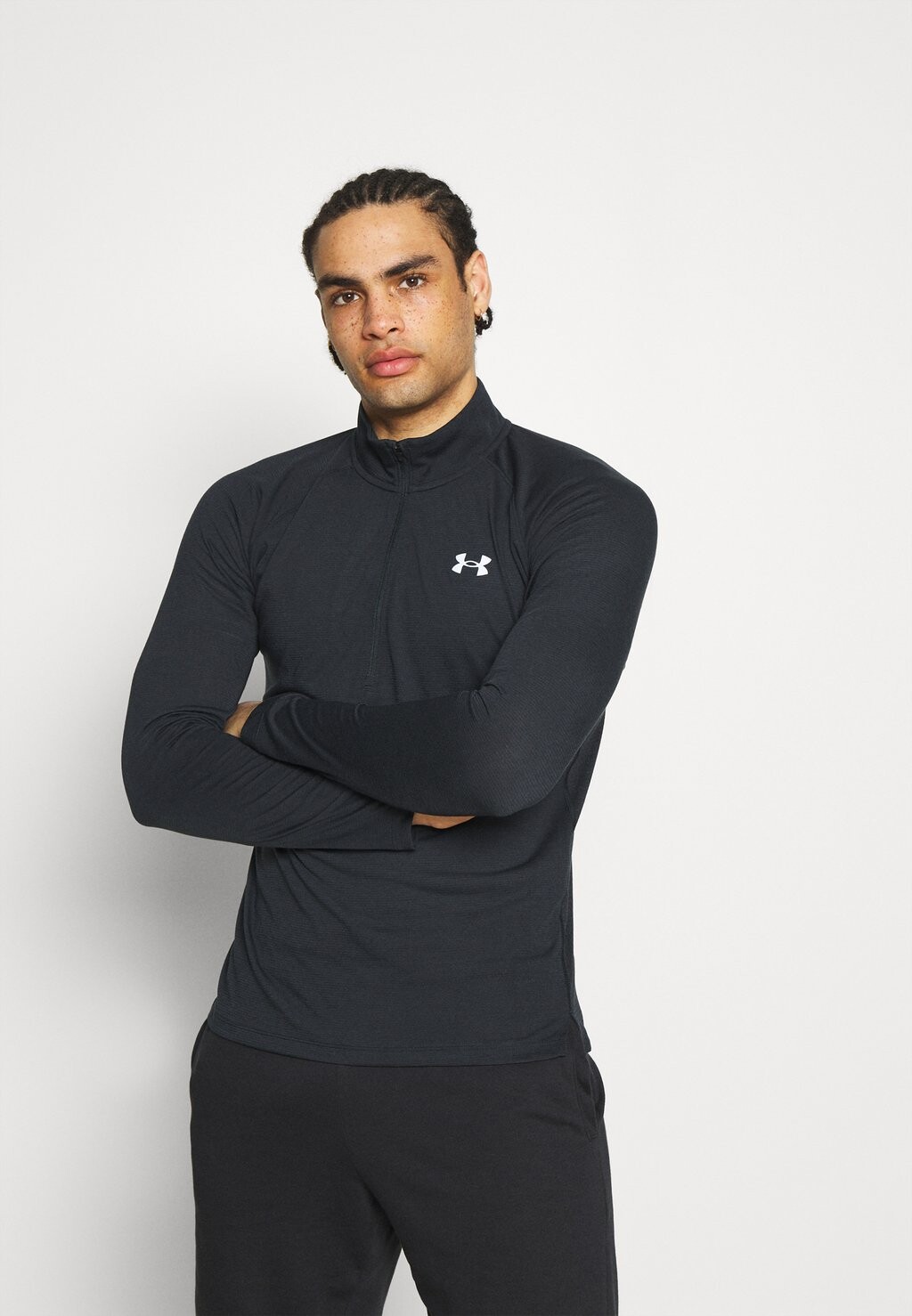 

Рубашка с длинным рукавом Under Armour Streaker Half Zip, черный