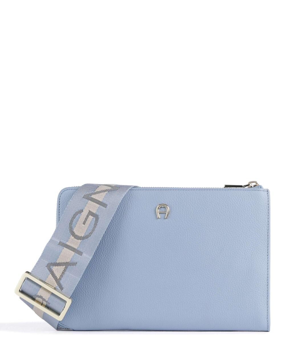 

Сумка на плечо Zita из зернистой яловой кожи. Aigner, синий