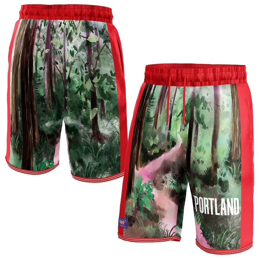 

Шорты KidSuper Portland Trail Blazers, черный