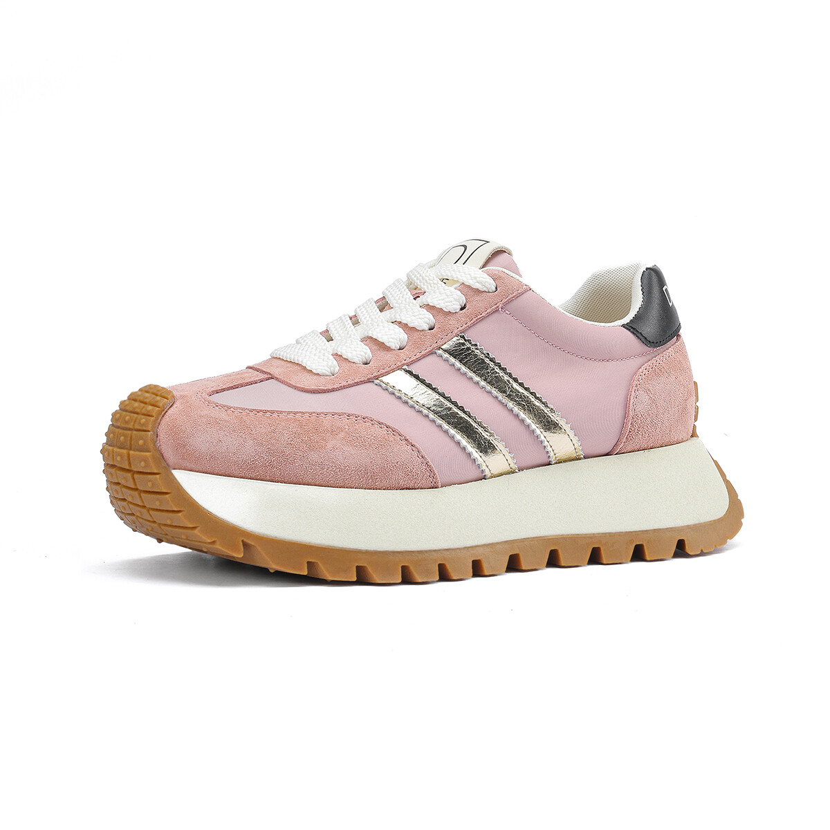 

Кроссовки D:FUSE SCANDINAVIA Lifestyle Shoes Women's Low-top Pink/Gold, розовый
