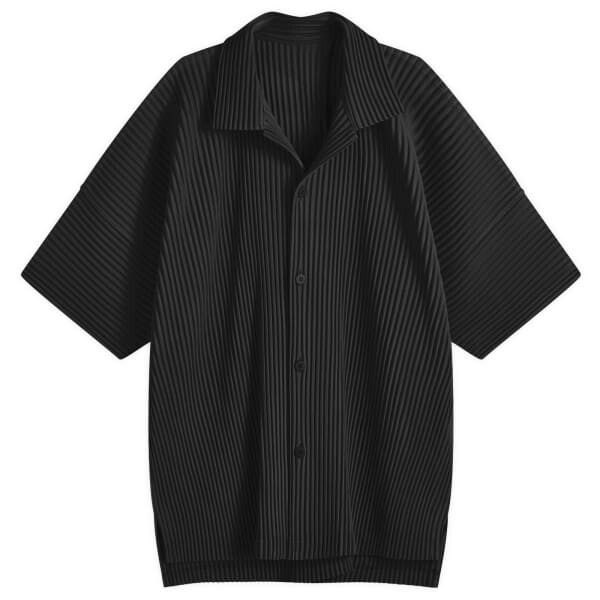 

Плиссированная рубашка для отпуска Homme Plissé Issey Miyake, черный