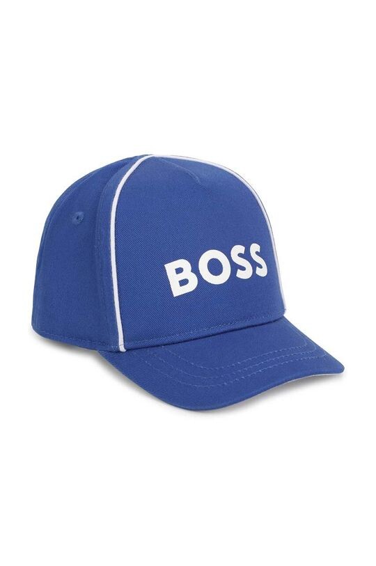 

Детская хлопковая шапочка Boss, синий
