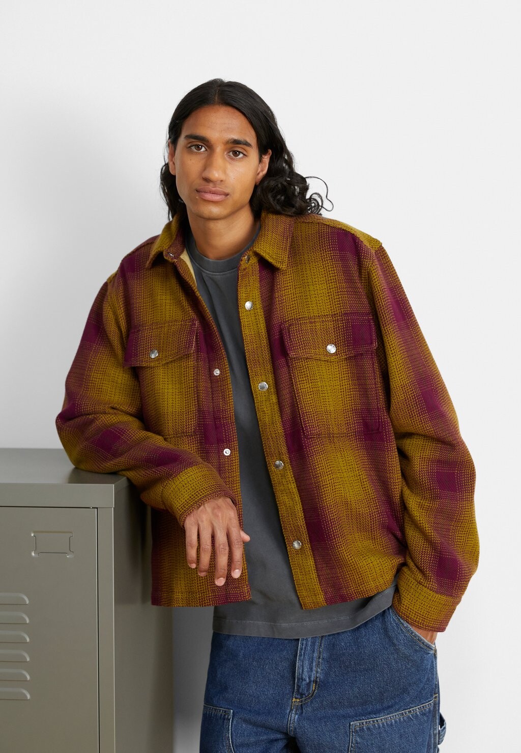 

Куртка The North Face VALLEY UTILITY SHACKET, цвет light brown/berry