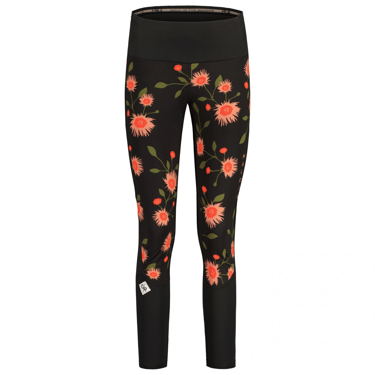 

Колготки для бега Maloja Women's RaukeM, цвет Moonless Glowflower